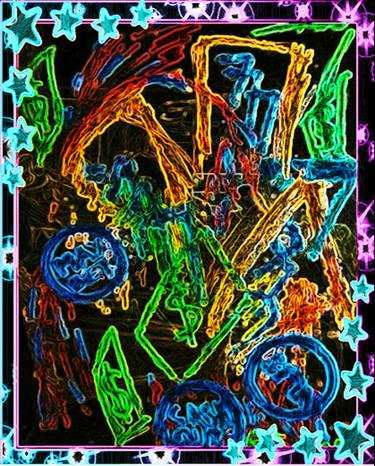 Original Abstract Expressionism Popular culture Digital by Regina Jokubaitis