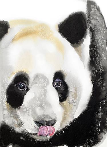 Saatchi Art Artist Soo Beng Lim; Drawings, “Cheeky Panda” #art
