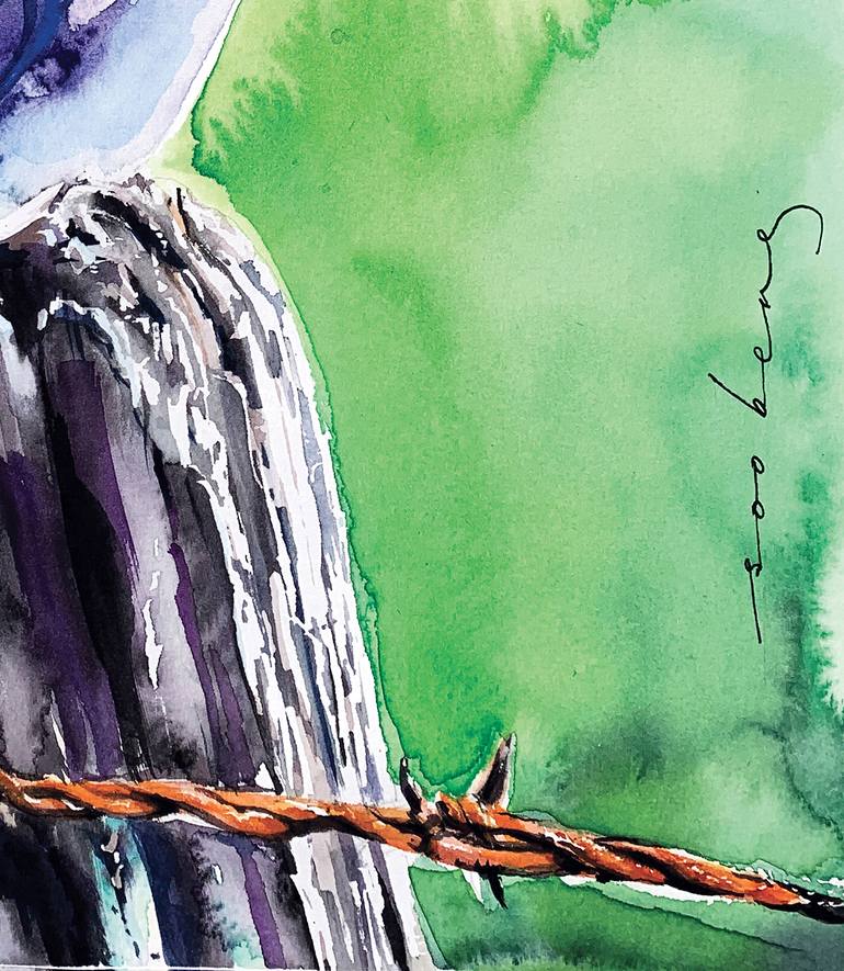 Original Illustration Nature Drawing by Soo Beng Lim