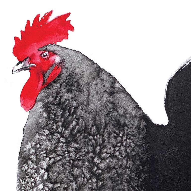 Original Illustration Nature Drawing by Soo Beng Lim