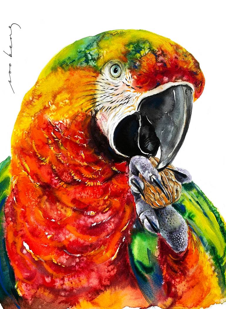 Crunch-tastic Snack Drawing by Soo Beng Lim | Saatchi Art