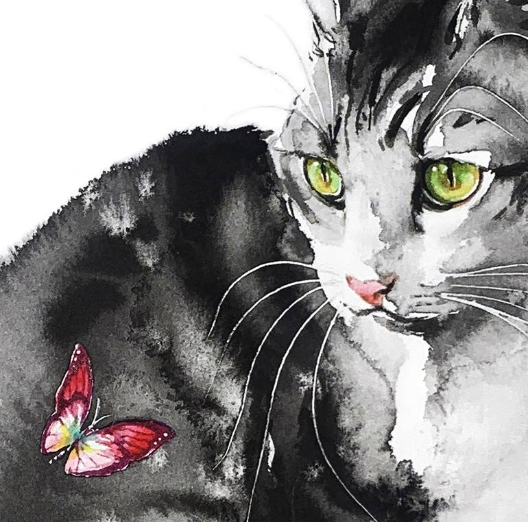 Original Illustration Nature Drawing by Soo Beng Lim