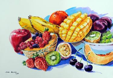Original Illustration Food Paintings by Soo Beng Lim