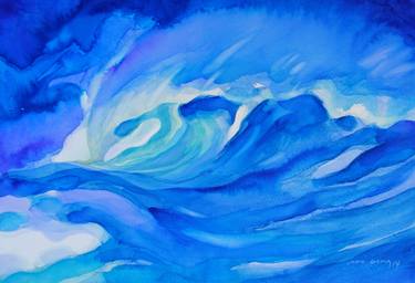 Print of Abstract Water Paintings by Soo Beng Lim