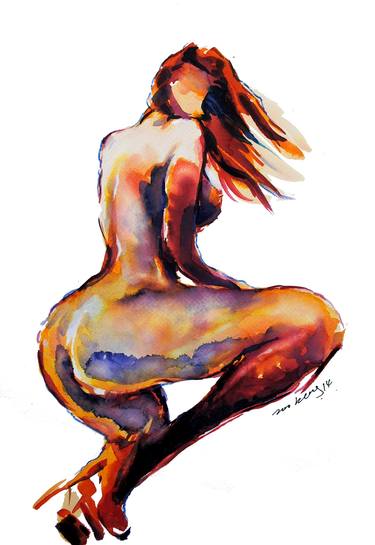 Print of Illustration Nude Paintings by Soo Beng Lim