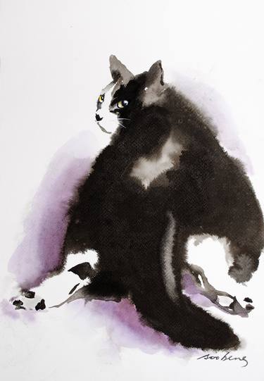 Original Cats Drawings by Soo Beng Lim