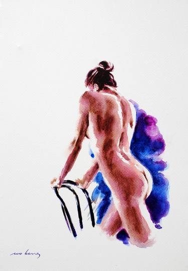 Original Illustration Nude Paintings by Soo Beng Lim