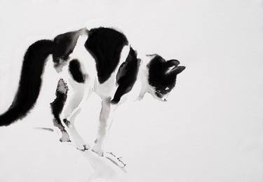 Print of Cats Paintings by Soo Beng Lim