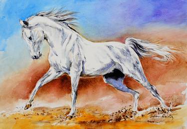 White Horse Elegance (Sold) thumb