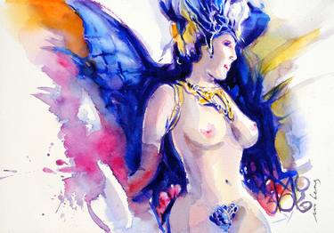 Original Illustration Nude Paintings by Soo Beng Lim