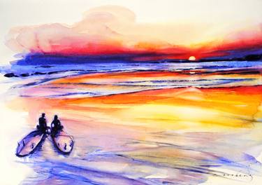 Print of Beach Paintings by Soo Beng Lim
