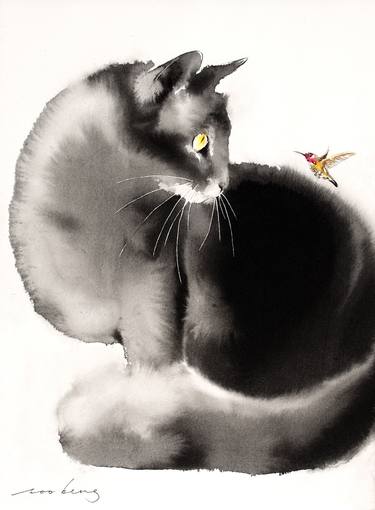 Print of Illustration Animal Drawings by Soo Beng Lim