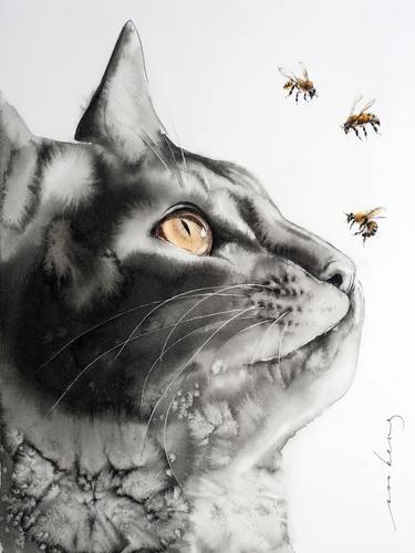 Original Illustration Animal Drawings by Soo Beng Lim