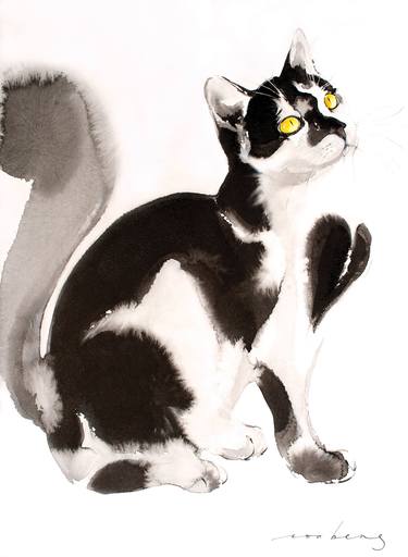 black and white animal drawings