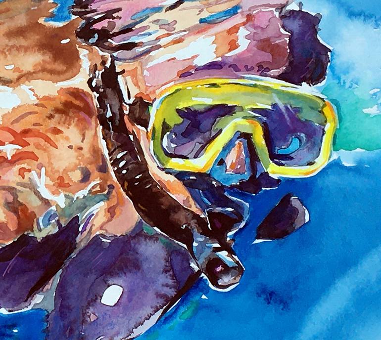 Original Illustration Sports Painting by Soo Beng Lim