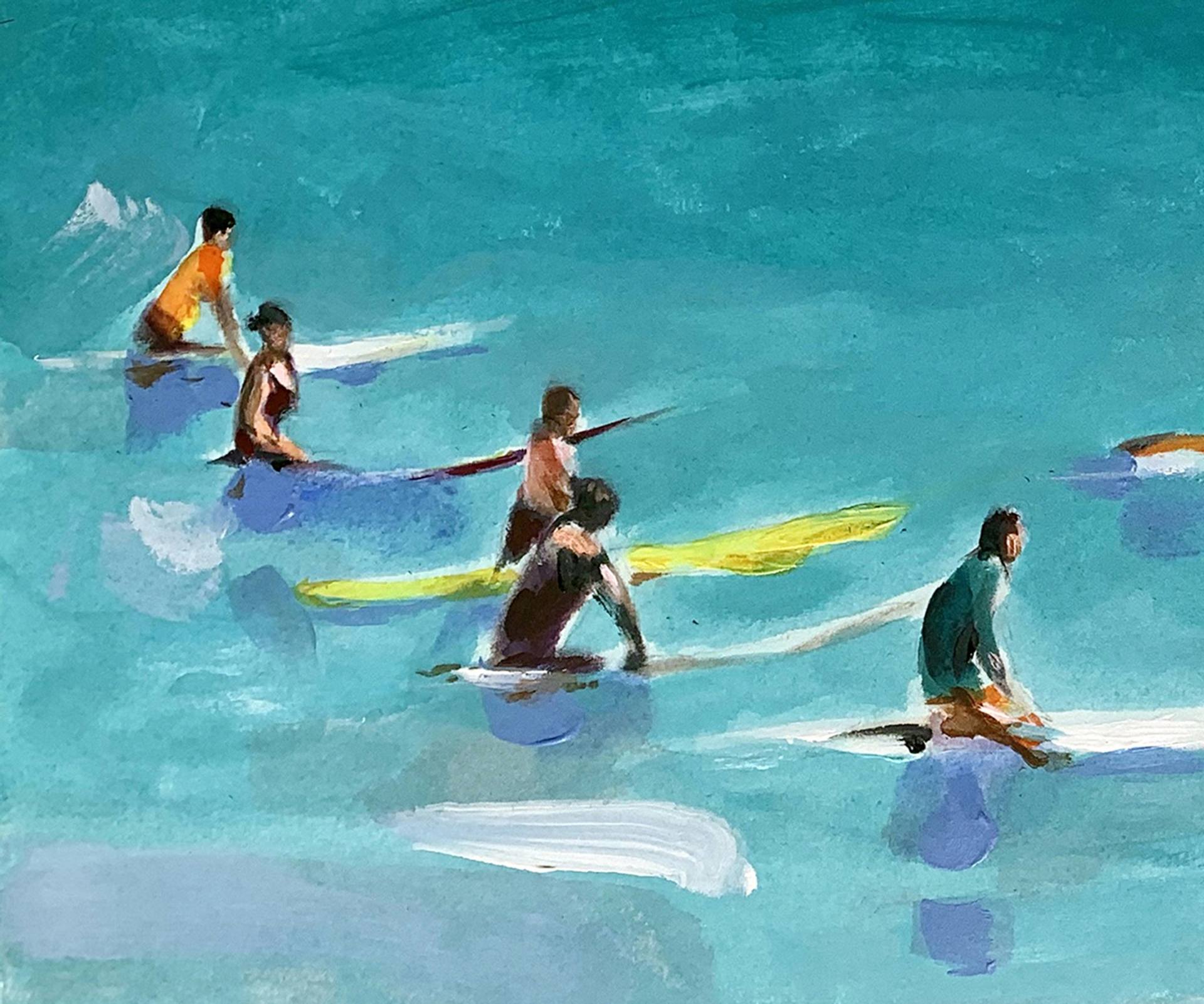 Surfers Bond Canvas Art by Soo Beng Lim