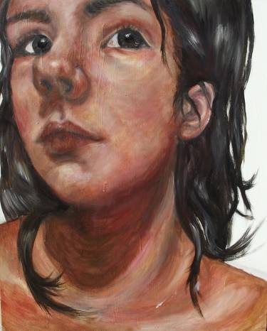 Original Portrait Painting by Holly Farmer