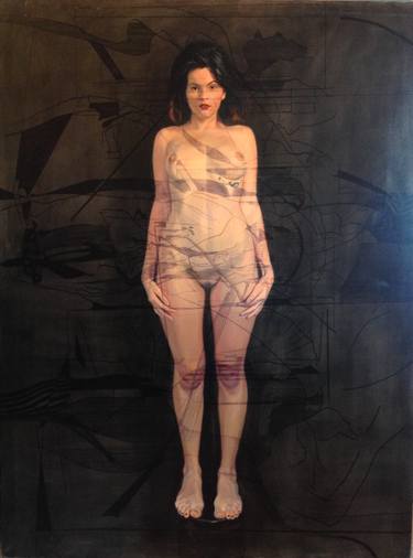 Original Figurative Nude Paintings by Emanuel-Alexandru Gliga