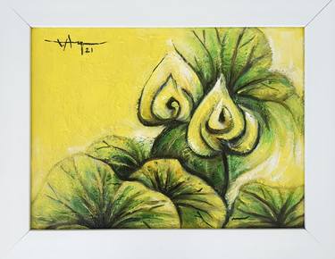 Saatchi Art Artist Hiep Nguyenthe; Paintings, “Lotus - 2021” #art