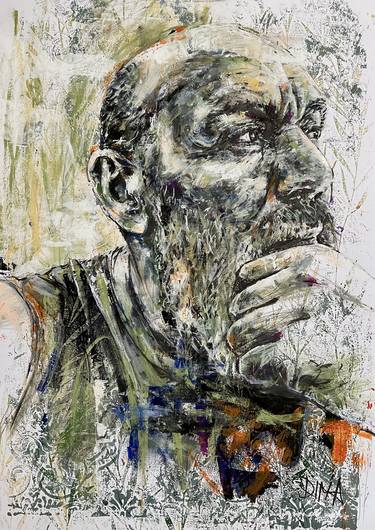 Original Expressionism Portrait Paintings by Susanne Di Martino