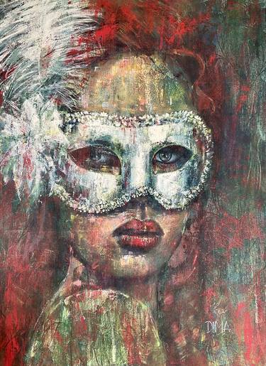 Original Abstract Portrait Paintings by Susanne Di Martino