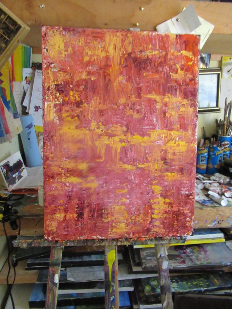 Original Abstract Painting by Leslie Fehler