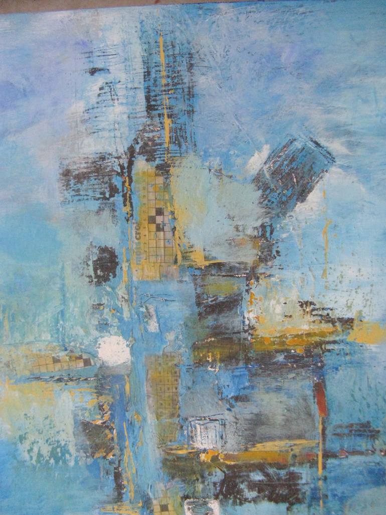 Original Abstract Painting by Leslie Fehler