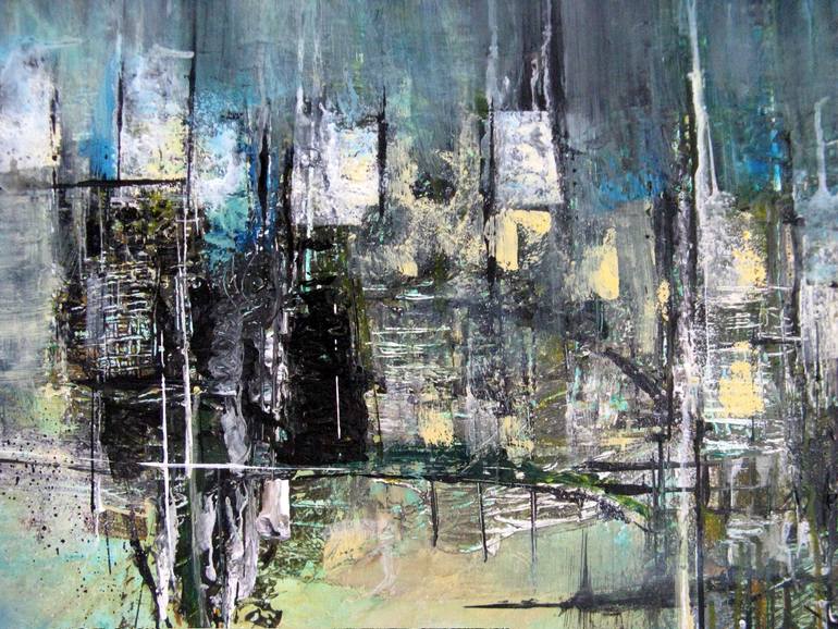 Original Abstract Painting by Leslie Fehler