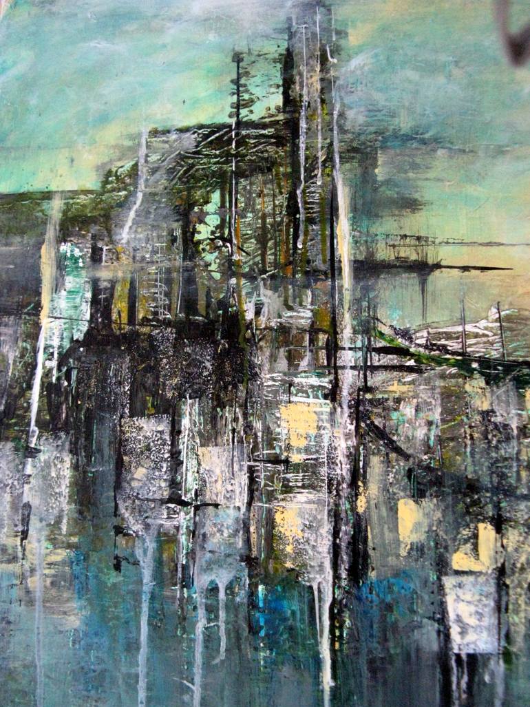 Original Abstract Painting by Leslie Fehler