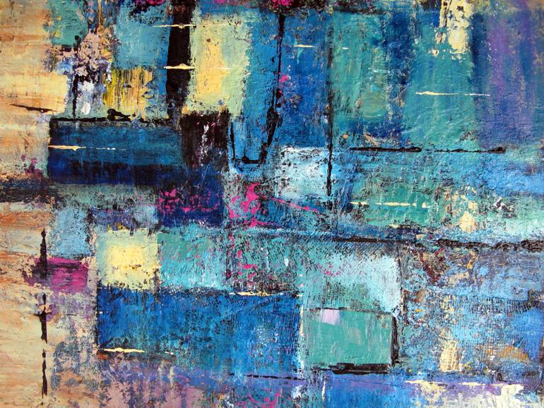 Original Abstract Painting by Leslie Fehler