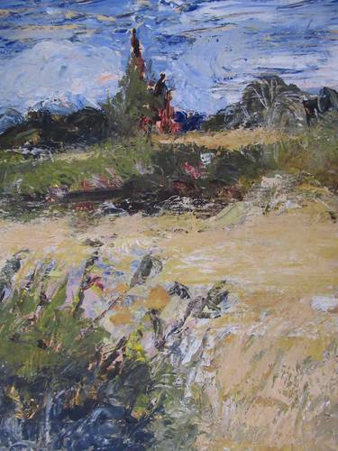 Original Impressionism Landscape Paintings by Leslie Fehler