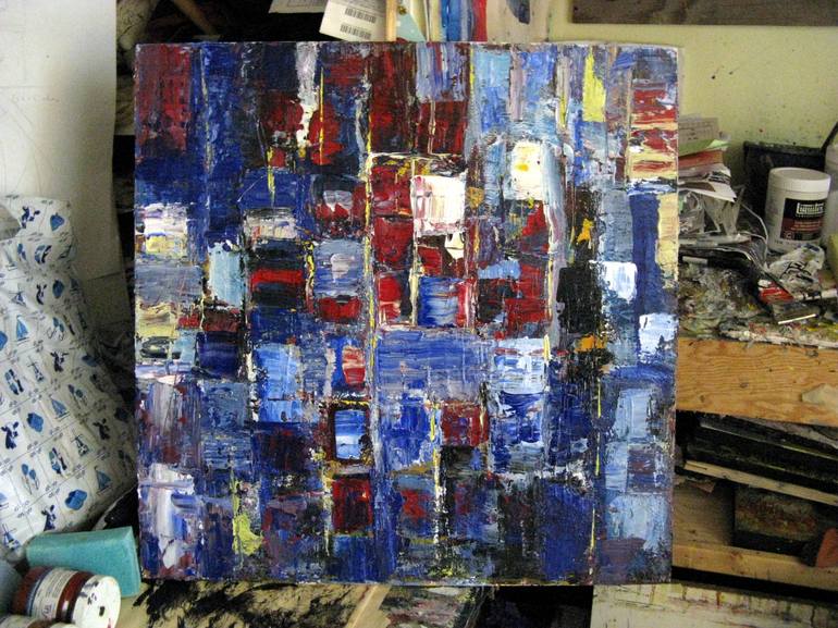 Original Abstract Painting by Leslie Fehler