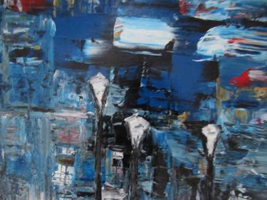 Original Abstract Expressionism Abstract Paintings by Leslie Fehler