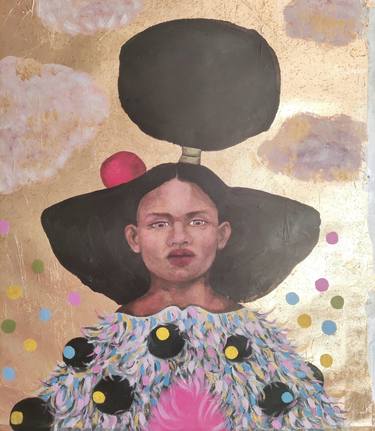 Original Contemporary Women Paintings by amada suero