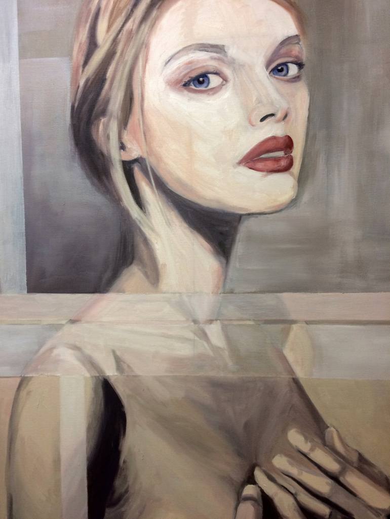 Original Figurative Portrait Painting by Cristina Lopez de las Heras