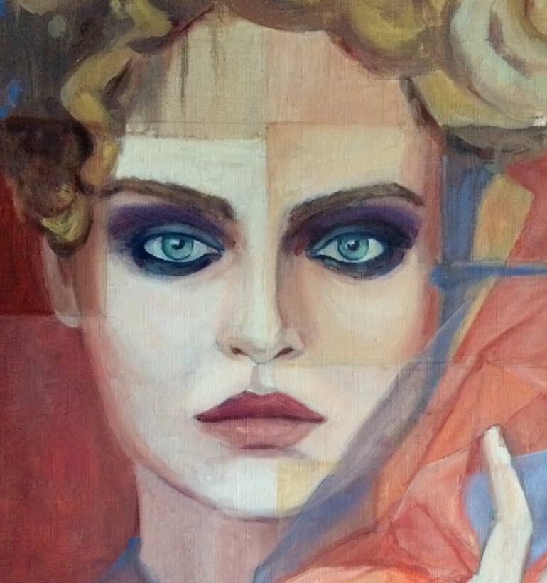 Original Figurative Portrait Painting by Cristina Lopez de las Heras