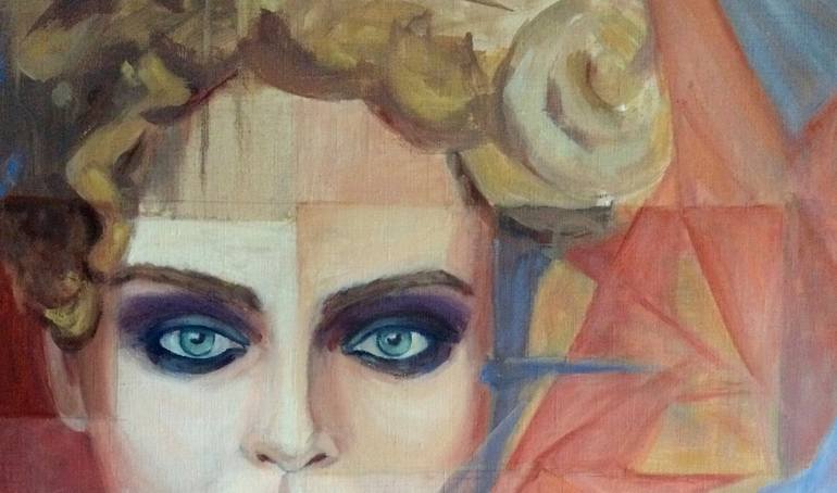 Original Figurative Portrait Painting by Cristina Lopez de las Heras