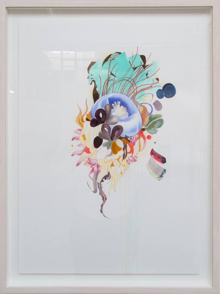 Original Abstract Drawing by Blandine Bardeau