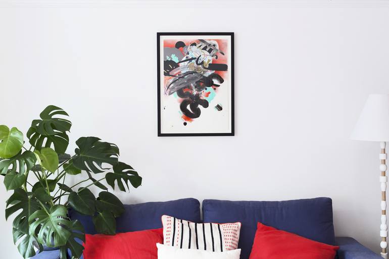 Original Abstract Painting by Blandine Bardeau
