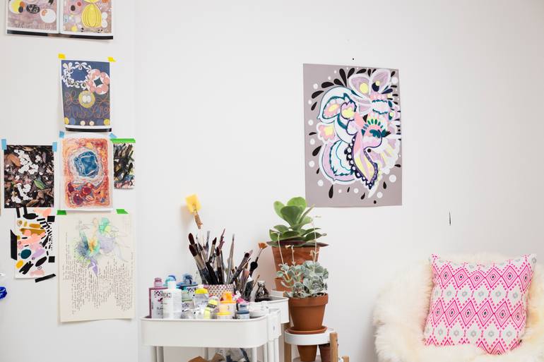 Original Other Abstract Painting by Blandine Bardeau