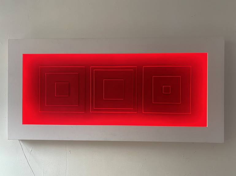 Original Abstract Light Sculpture by Matilde Alessandra