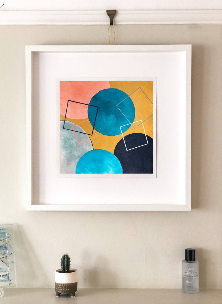 Original Conceptual Abstract Painting by Anastasia Scudamore
