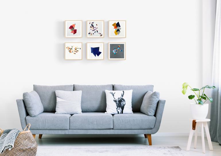 Original Conceptual Abstract Painting by Anastasia Scudamore-Ali