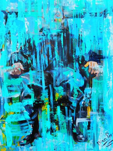 Print of Abstract Expressionism Portrait Paintings by Dian Petrov