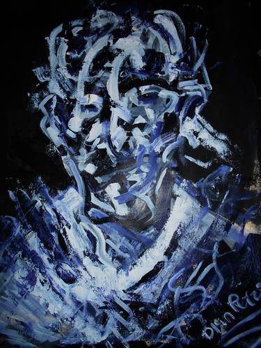 Print of Abstract Expressionism Portrait Paintings by Dian Petrov