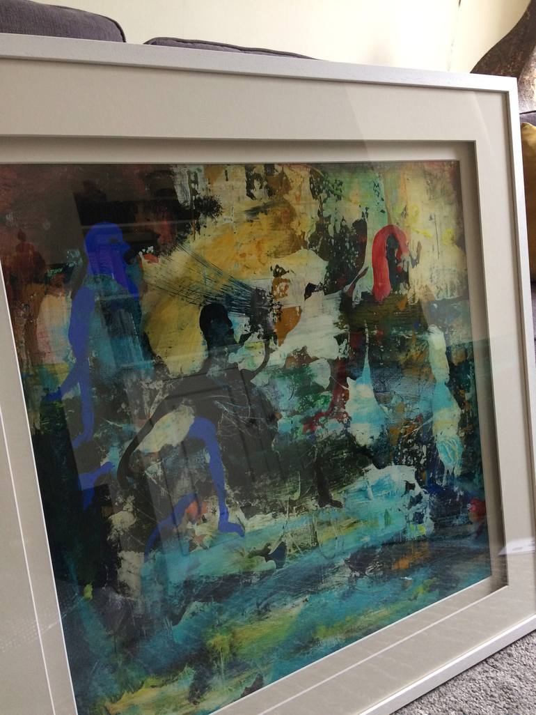 Original Impressionism Abstract Painting by warren king