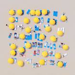 Yellow Umbrellas - Limited Edition of 9 by Jorge de la Torriente