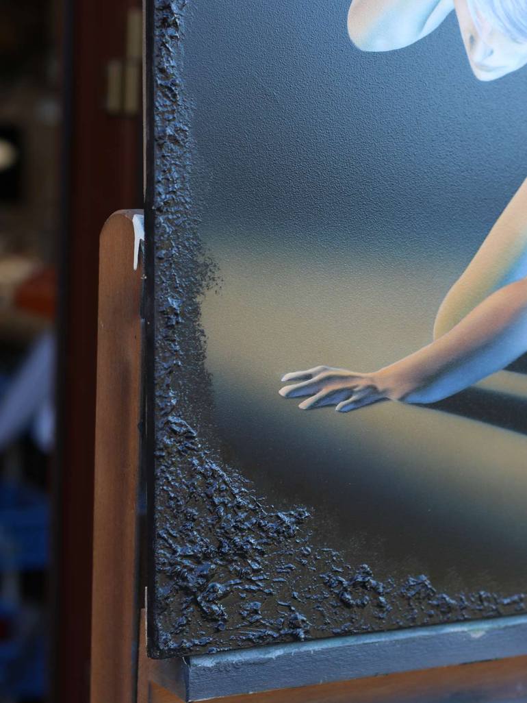 Original Conceptual Women Painting by Giampiero Abate