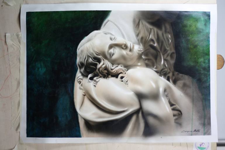 Original Religion Painting by Giampiero Abate