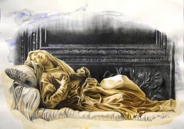 Print of Figurative Religious Paintings by Giampiero Abate